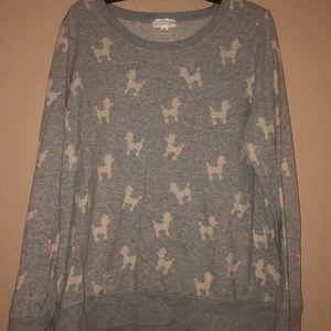 Poodle sweatshirt